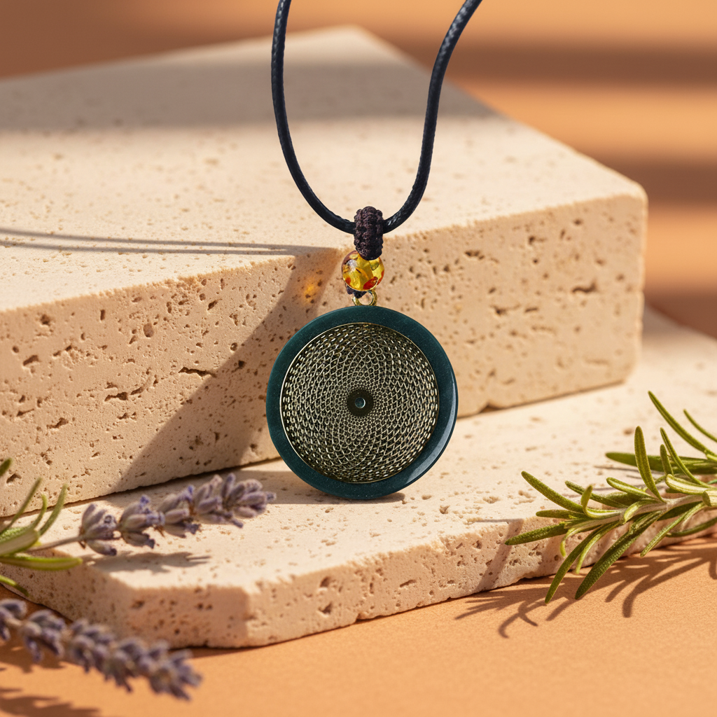 Pendentif d'énergie en Cristaux Naturels